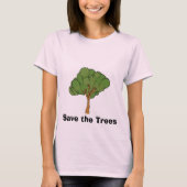 Sparen de Bomen T-shirt (Voorkant)