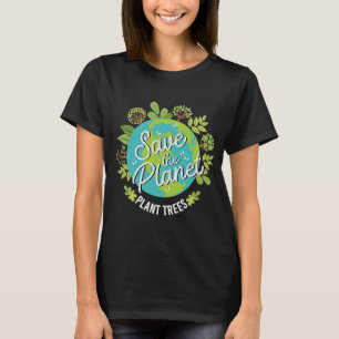 Sparen de Bomen van het Plant van de Planet T-shirt