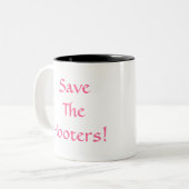 Sparen de boomwortel tweekleurige koffiemok (Voorkant links)