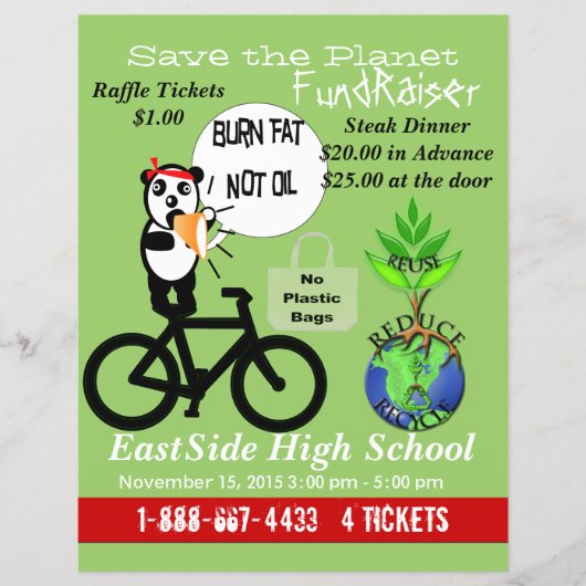 Sparen de bosbrochure flyer (Voorkant)