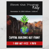 Sparen de bosbrochure flyer (Achterkant)