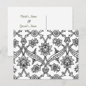 sparen de Briefkaarten van de Datum (Voorkant / Achterkant)
