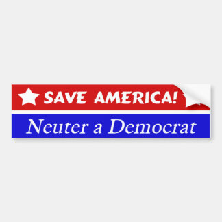 Sparen de Bumpersticker van Amerika