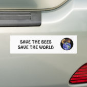 Sparen de Bumpersticker van Bijen (Op auto)