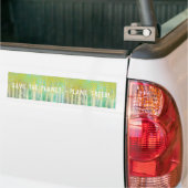 Sparen de Bumpersticker van de Bomen van het Plant (Op Truck)
