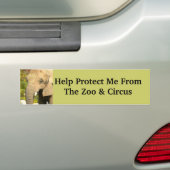 Sparen de Bumpersticker van de Olephants (Op auto)