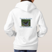 Sparen de Butterflies Hoodie (Vrouwengrootten) (Achterkant)