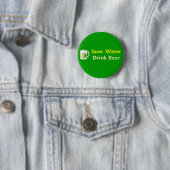 Sparen de Button van de Bier van de Drink van het (In situ)