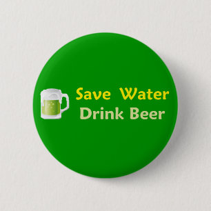 Sparen de Button van de Bier van de Drink van het