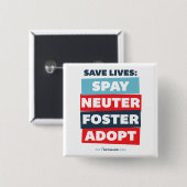 Sparen de Button van het Leven (Voorkant /achterkant)