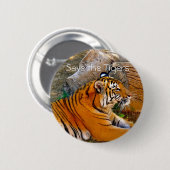 Sparen de Button van het Tigers Badge (Voorkant /achterkant)