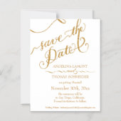 Sparen de Calligrafie van het Manuscript van het B Magnetische Uitnodiging (Voorkant)