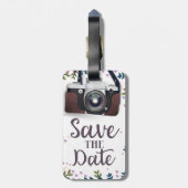 Sparen de  Camera van de Datum Bagagelabel (Achterkant verticaal)