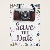 Sparen de Camera van de Datum Visitekaartje (Voorkant)