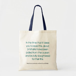 Sparen de canvas tas van Haaien