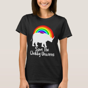Sparen de Chubby Unicorn T-shirt