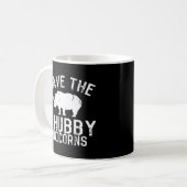 Sparen de Chubby Unicorns Fat Rhino Koffiemok (Voorkant links)