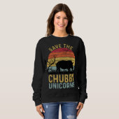 Sparen de Chubby Unicorns  Funny Rhino Anima Trui (Voorkant volledig)