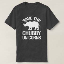 Sparen de Chubby Unicorns Funny Tshirt