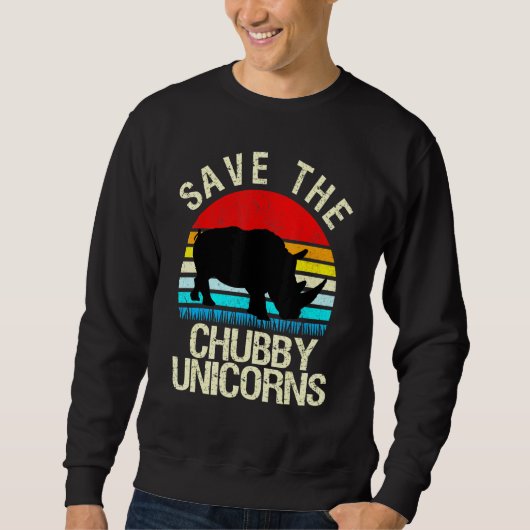 Sparen de Chubby Unicorns Rhino 3 Trui (Voorkant)