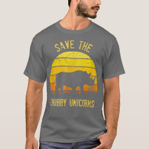 Sparen de Chubby Unicorns Rhino Sunset T-shirt