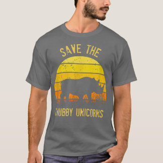 Sparen de Chubby Unicorns Rhino Sunset T-shirt