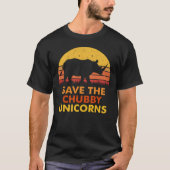 Sparen de Chubby Unicorns T elf T-shirt (Voorkant)