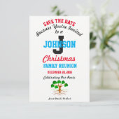 Sparen de Combo van de Uitnodiging van de Datum -  (Staand voorkant)