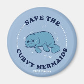 Sparen de Curvy Mermaids Magneet (Voorkant)