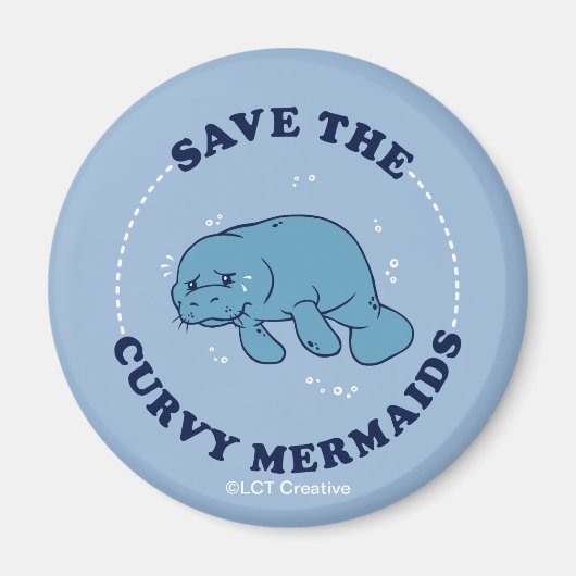 Sparen de Curvy Mermaids Magneet (Voorkant)