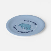 Sparen de Curvy Mermaids Papieren Bordje (Gekanteld)