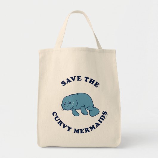 Sparen de Curvy Mermaids Tote Bag (Voorkant)