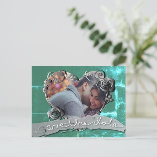 Sparen de Daduwen met het Lijst van het Hart + Fot Briefkaart (Staand voorkant)