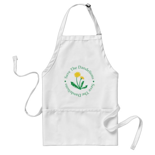 Sparen de Dandelions Standaard Schort (Voorkant)