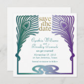 Sparen de Datapleekensreep Reeks 1103a Save The Date (Voorkant / Achterkant)