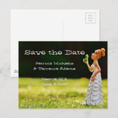 Sparen de Date Princess Frog Aankondigingskaart (Voorkant / Achterkant)