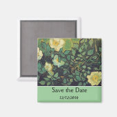 Sparen de date, Van Gogh Wild Rozen. Magneet (Voorkant / Achterkant)