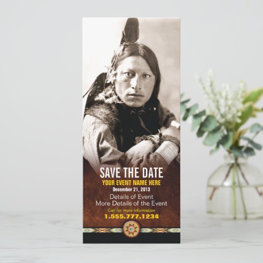 Sparen de Datum 4x9.5 Kaart (Staand voorkant)