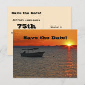 Sparen de Datum 75th Briefkaart van de Dag van de  (Voorkant / Achterkant)