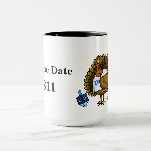 Sparen de Datum 79811 Mok Thanksgivukkah (Midden)