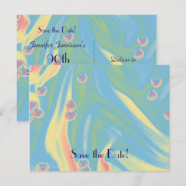 Sparen de Datum 90th Briefkaart van de Dag van de 