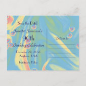 Sparen de Datum 90th Briefkaart van de Dag van de  (Achterkant)