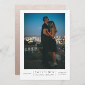 Sparen de Datum Aangepaste Weddenschap Save The Date (Voorkant / Achterkant)