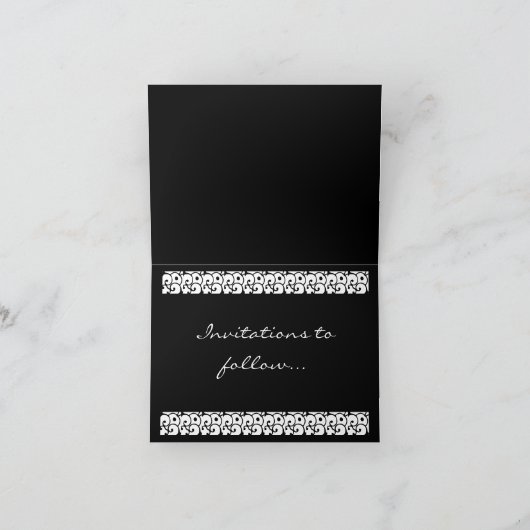 Sparen de Datum Aankondiging (Binnen)