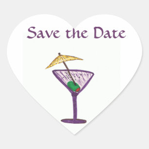 Sparen de Datum/Bachelorette Partij Hart Sticker