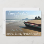 Sparen de Datum Beach Weddenschap Save The Date (Voorkant)