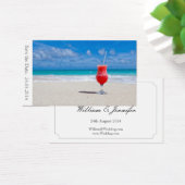 Sparen de Datum Beach Weddenschap - Visitekaartje (Bureau)