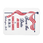 Sparen de Datum Biden Harris Inauguration Magneet (Horizontaal)