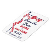 Sparen de Datum Biden Harris Inauguration Magneet (Linkerzijde)