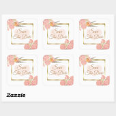 Sparen de Datum Blauwe  Bird Wedding Sticker (Vel)